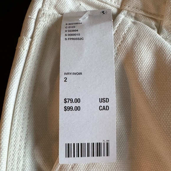 Dickies White Cargo Pants - Picture 6 of 6